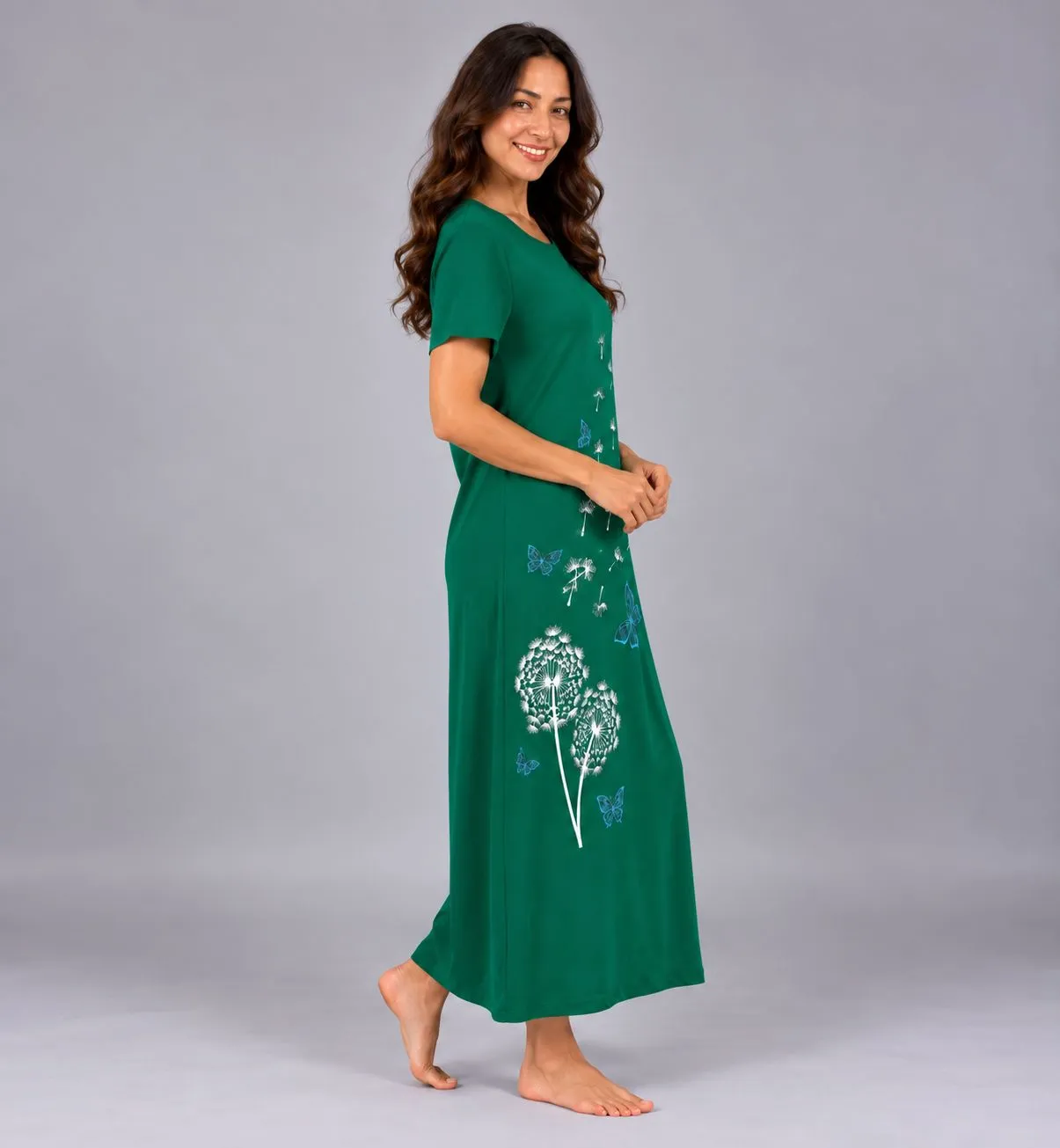 Butterfly Long Home Dress