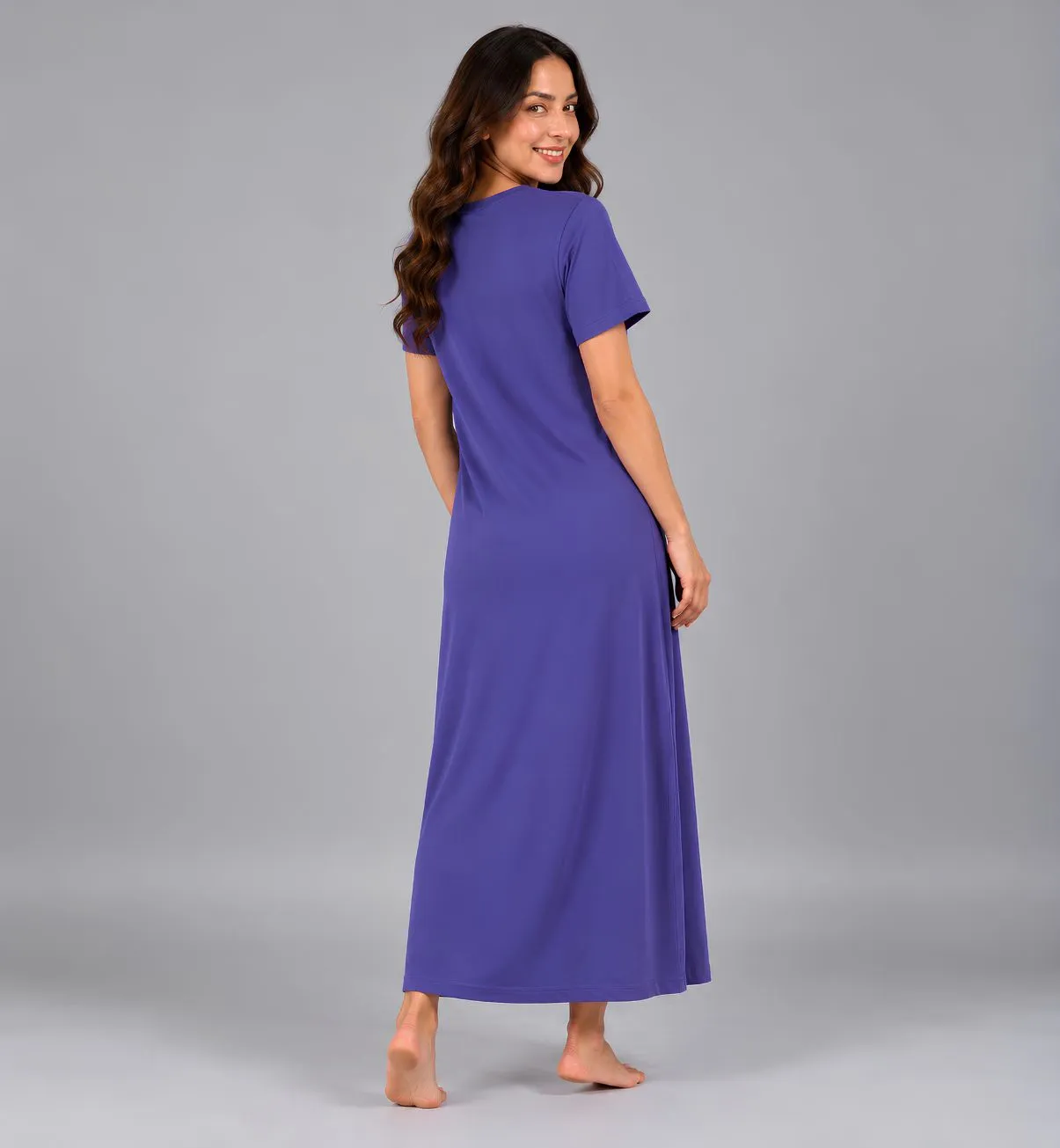 Butterfly Long Home Dress