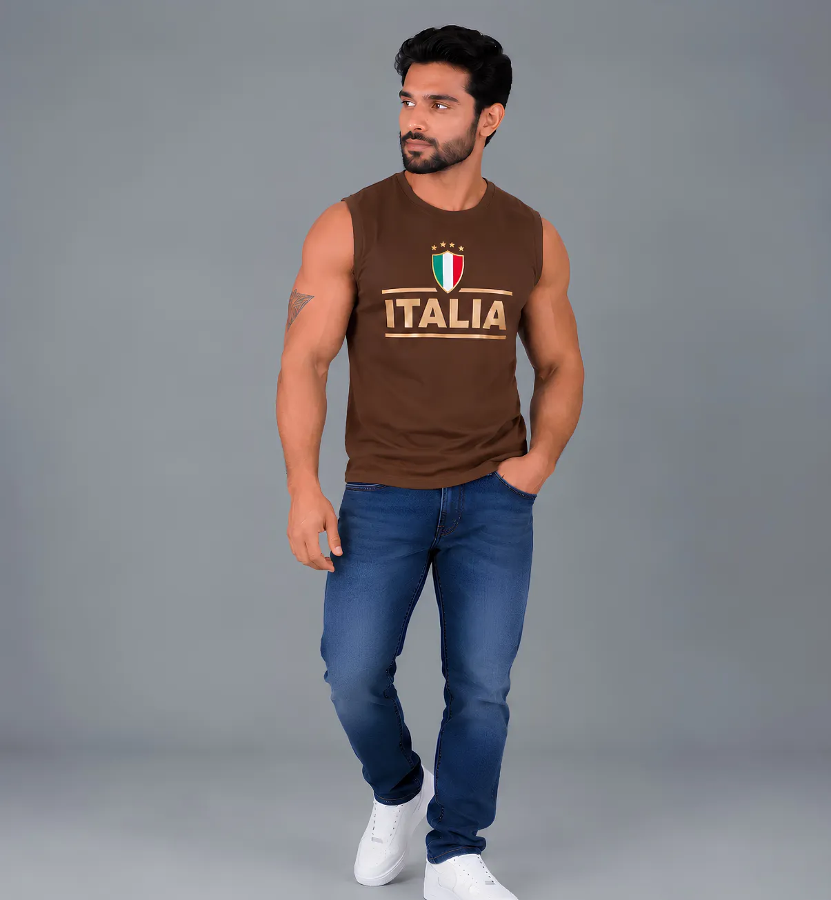 Men’s Sleeveless ITALIA T-Shirt