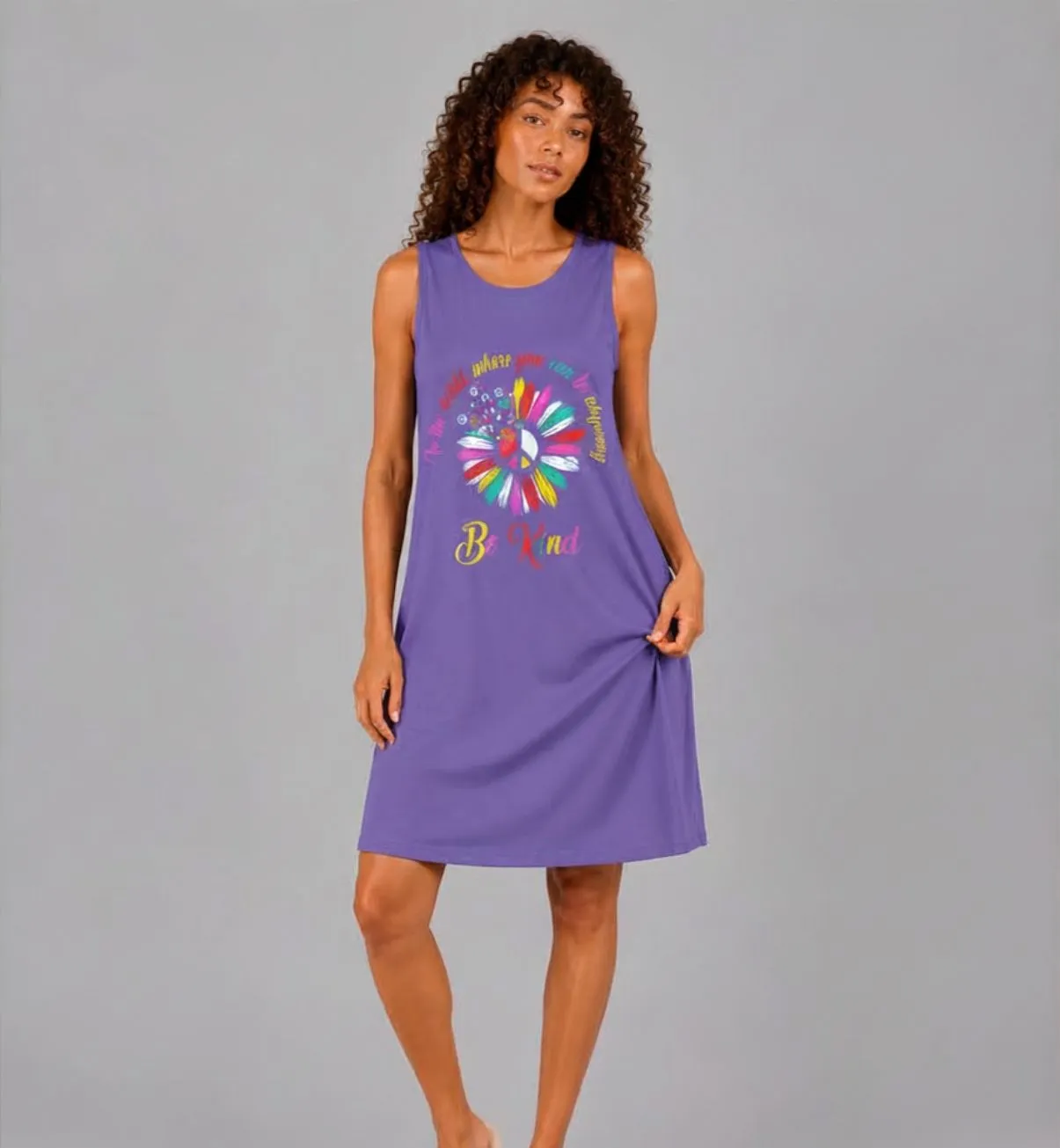 Short Home Dress (Be Kind )
