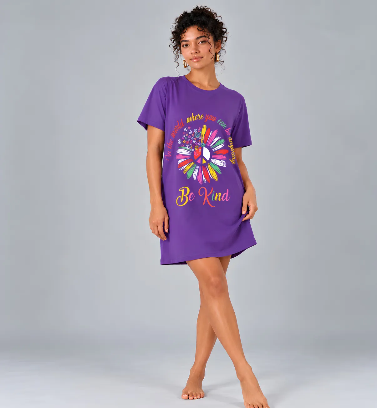 Short Home Dress  (Be Kind )