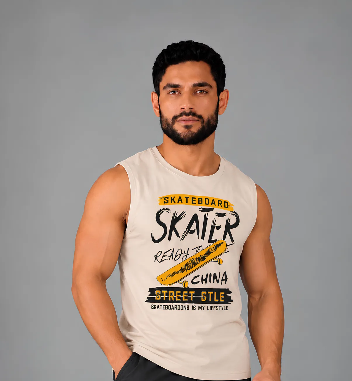 Skate Street Men’s Sleeveless T-Shirt