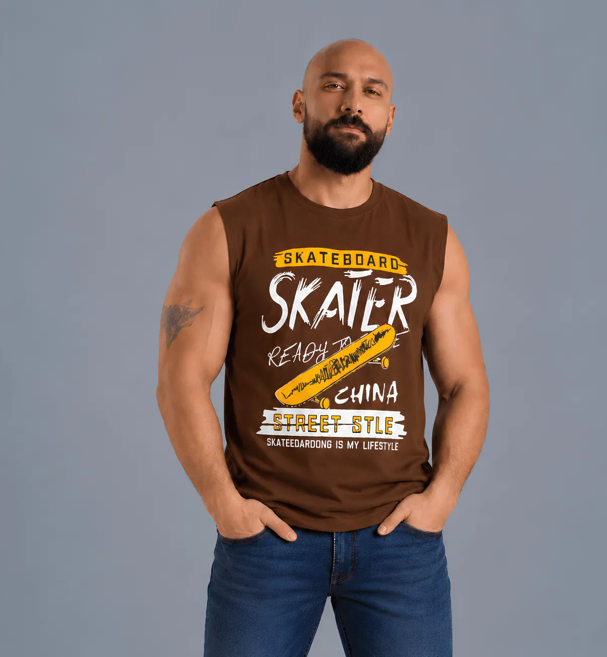 Skate Street Men’s Sleeveless T-Shirt