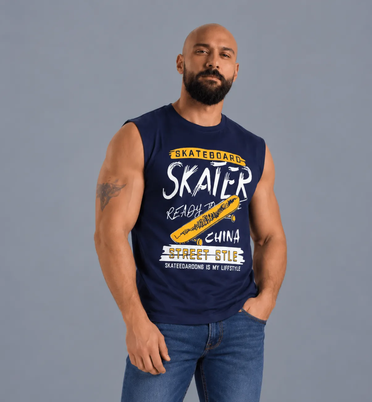 Skate Street Men’s Sleeveless T-Shirt