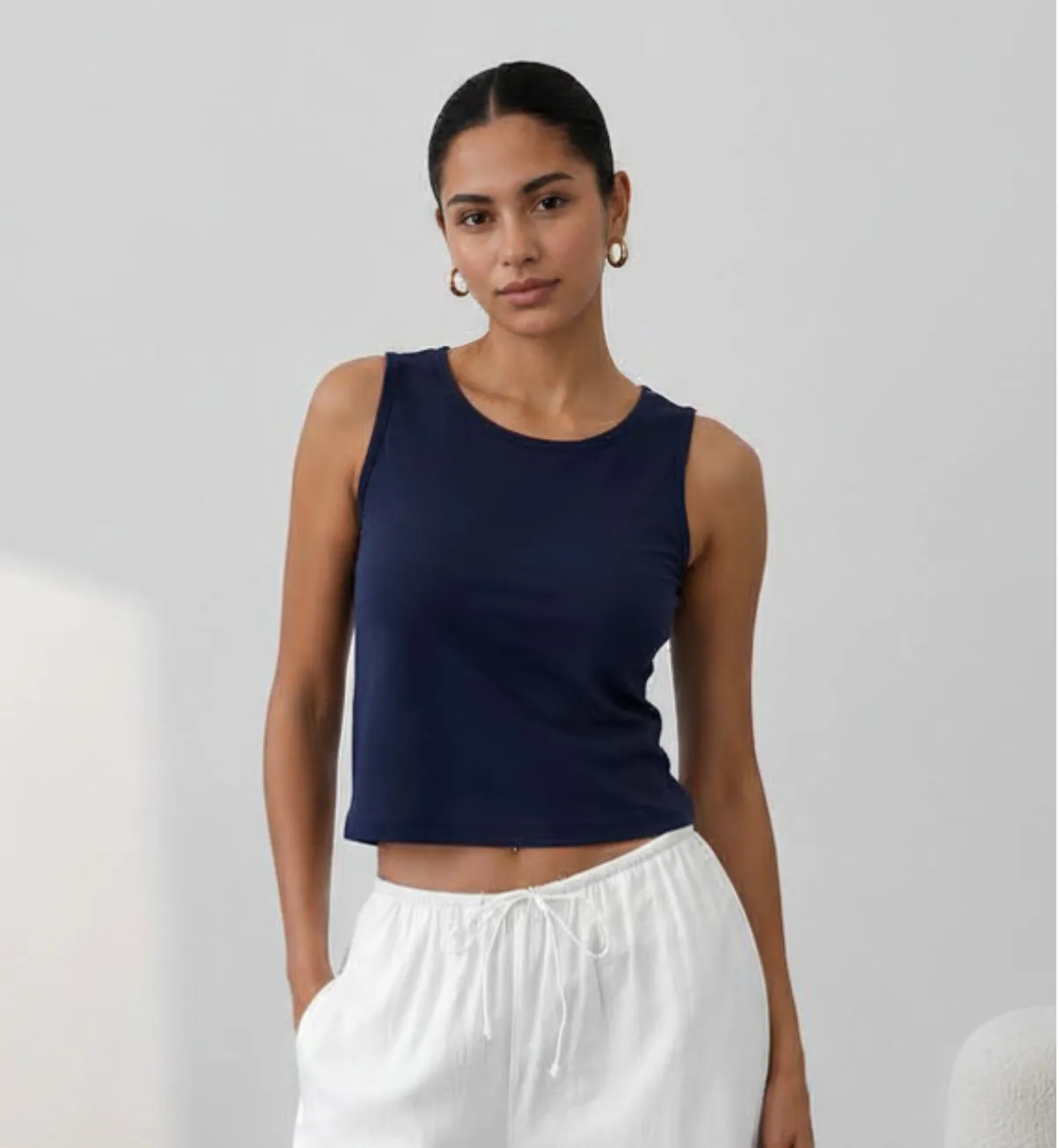 Women Cut Thin Top