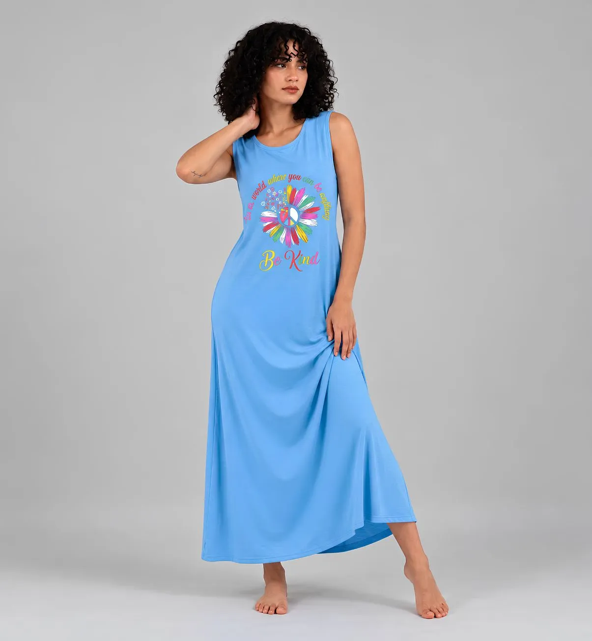 Long Home Dress  (Be Kind )