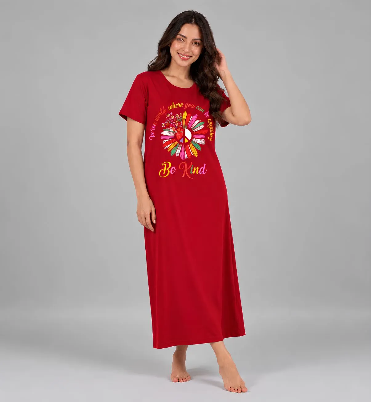 Long Home Dress (Be Kind )