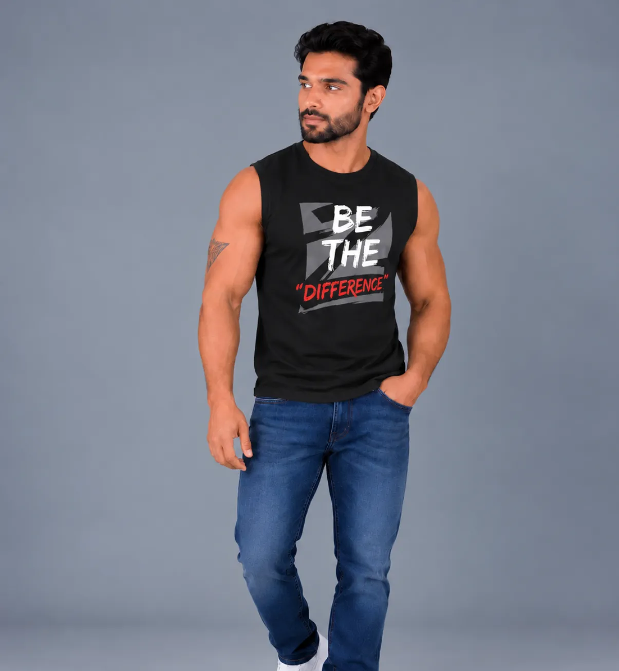 Men’s “Be the Difference” Sleeveless T-Shirt