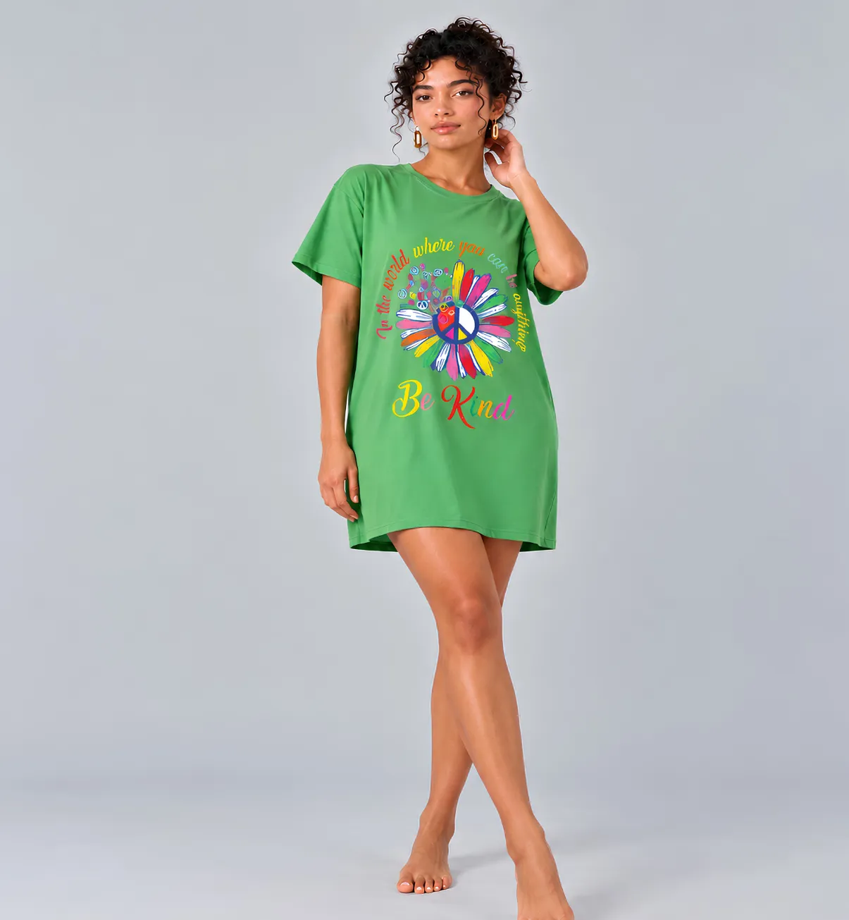 Short Home Dress  (Be Kind )