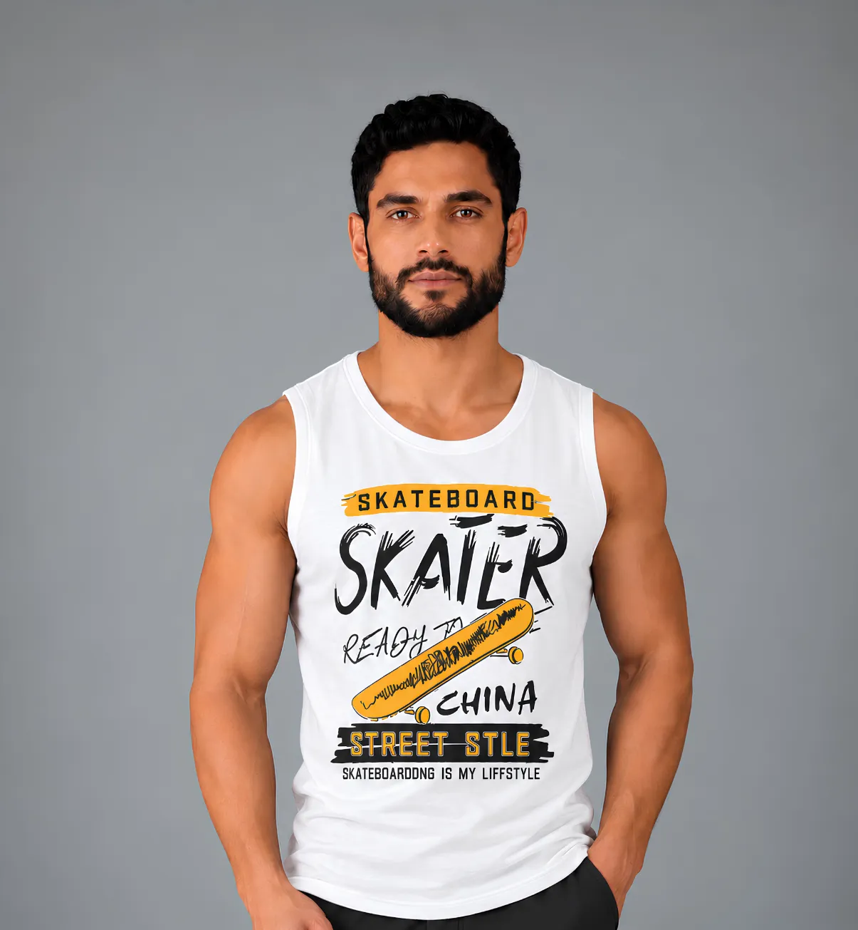 Skate Street Men’s Sleeveless T-Shirt